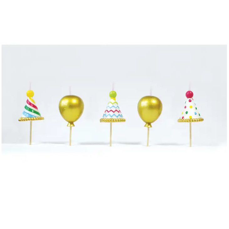 Partyhüte & Luftballons Kerzen