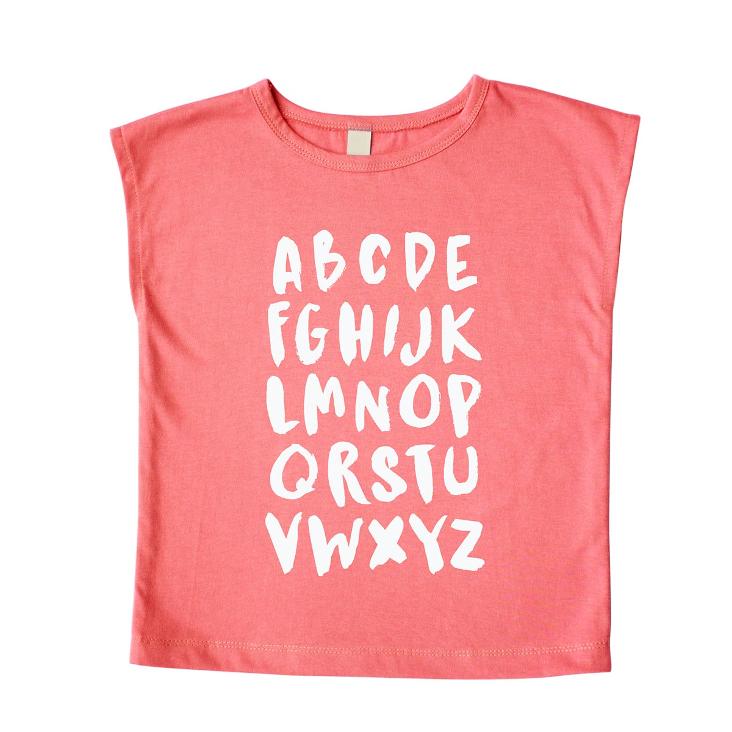 ABC – Ärmelloses Shirt mit Aufdruck
