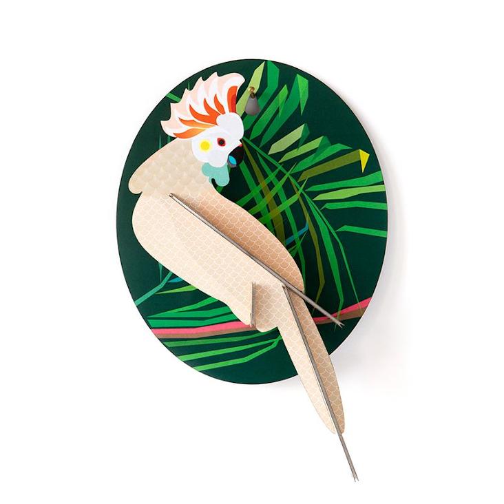 WALL DECO EXOTIC BIRD COCKATOO