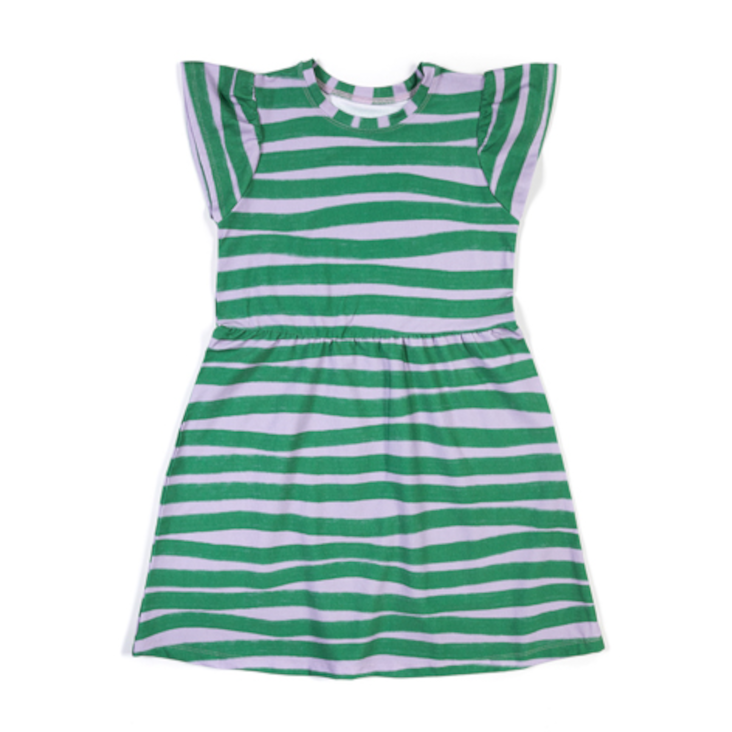 Stripes Frills Dress