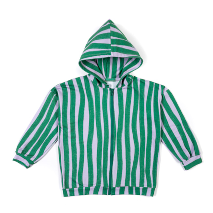 Stripes Zip Hoodie