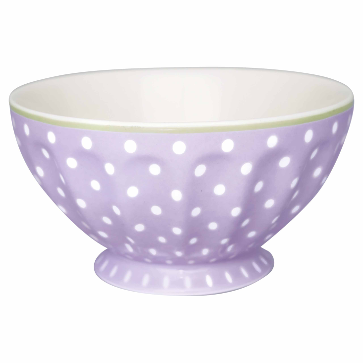 French bowl xlarge spot pale green