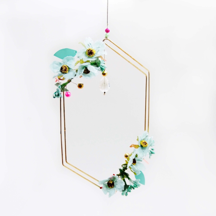 Dekoration Romance Flower Edge