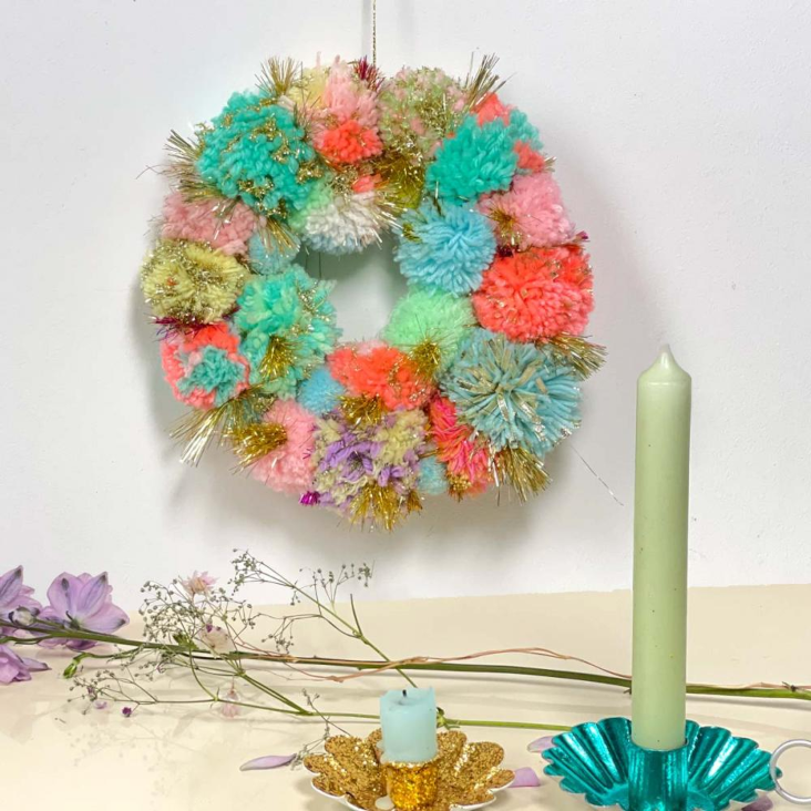PomPomKranz Pastell