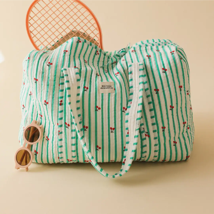 Wochenendtasche Grüne Kirsche