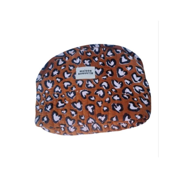Make-up-Tasche Leo Camel