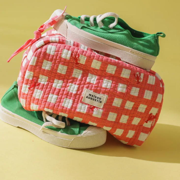 Kulturtasche Rosa Hummer