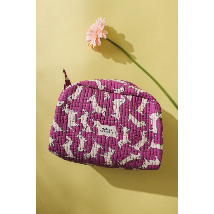 Kulturtasche Dackel - Violette