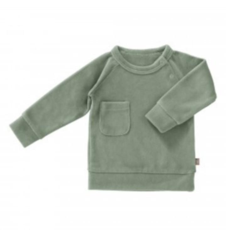 Pullover Velours Forest Green