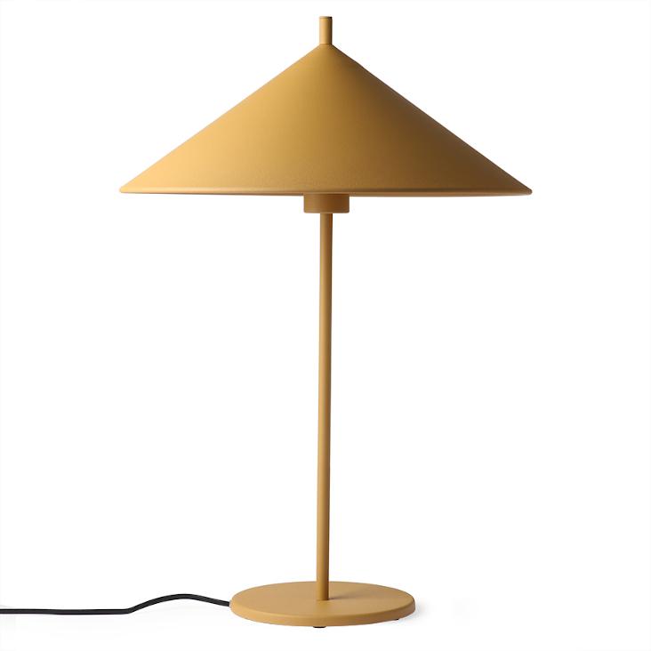 Tischlampe - matt Ocker