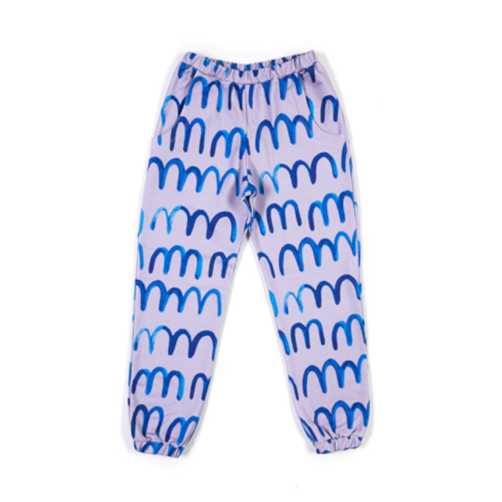 Waves on Lilac Pants